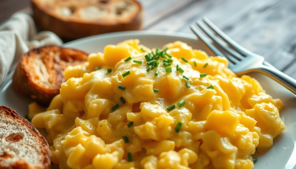 cheesy eggs