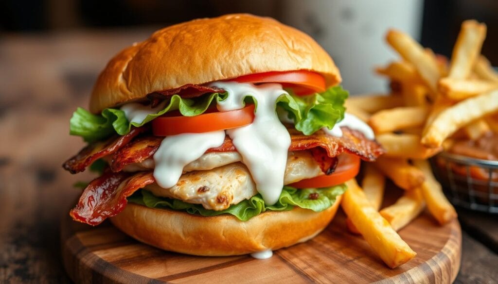 chicken bacon ranch sandwich